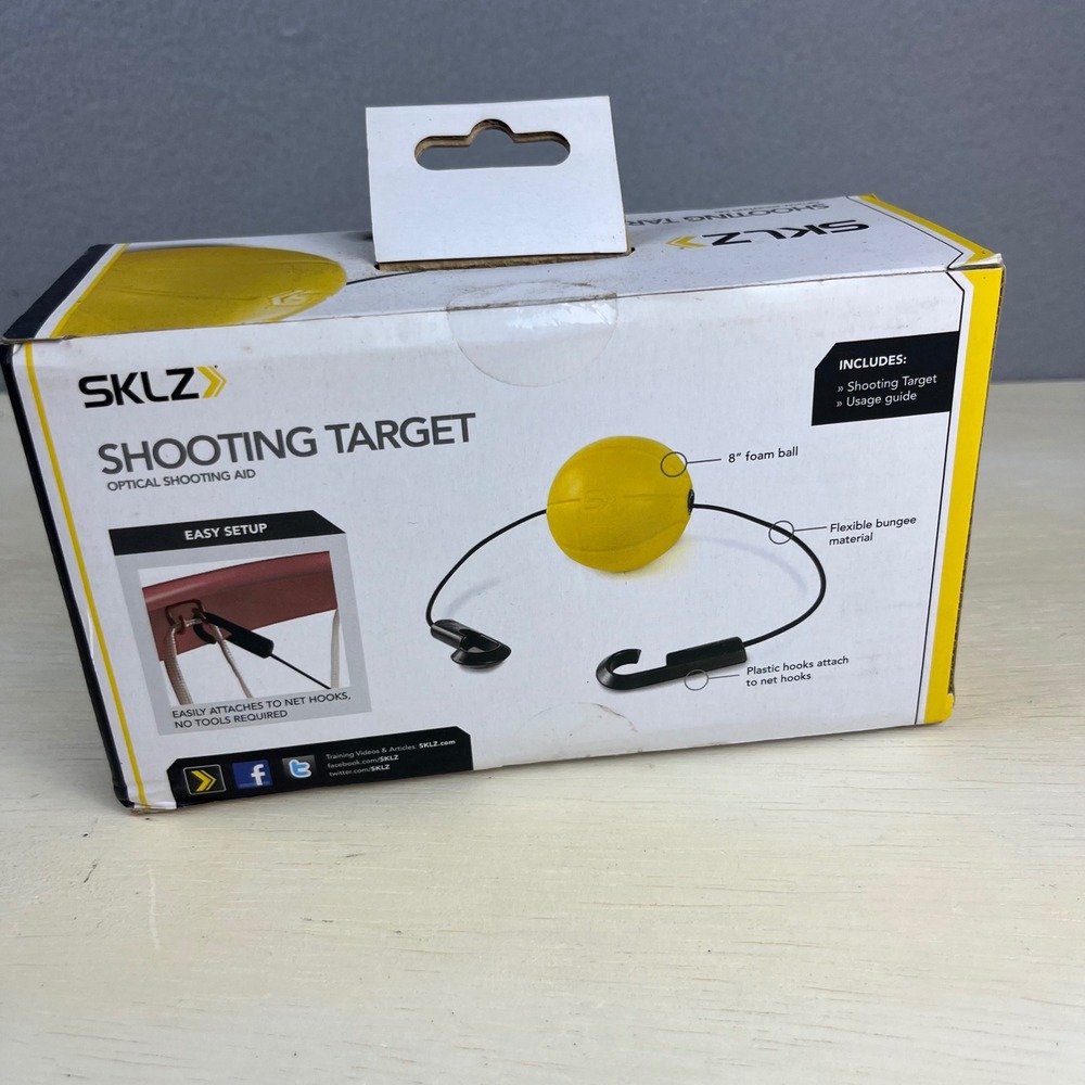 SKLZ Shooting Target Optical Basketball Shooting Aid Training Tool Yellow Ball